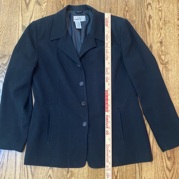 Coordinated set suit pant suit Eddie Bauer black size 12 trouser classic - Picture 4 of 14